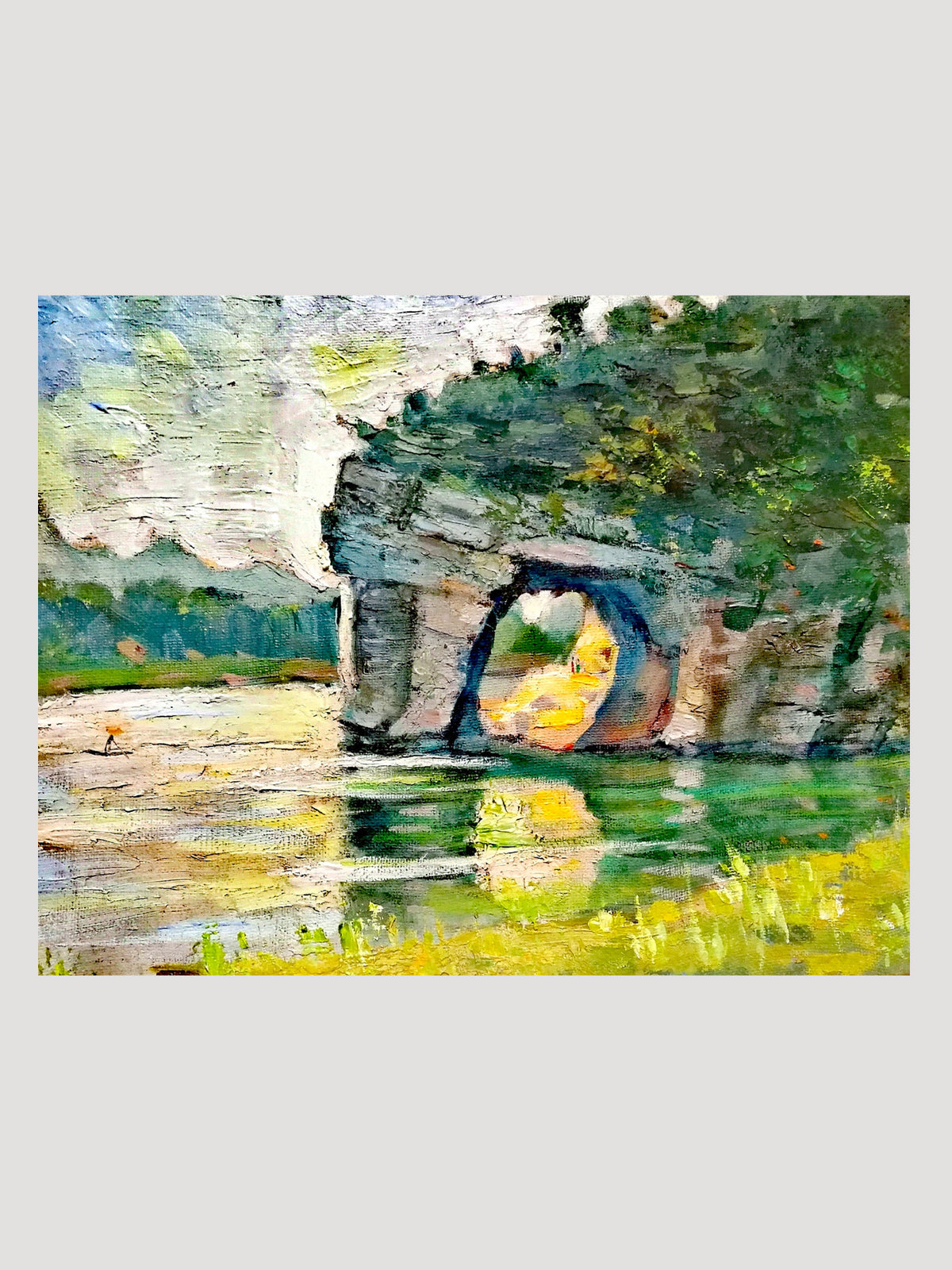 印象画作《桂林,象鼻山》